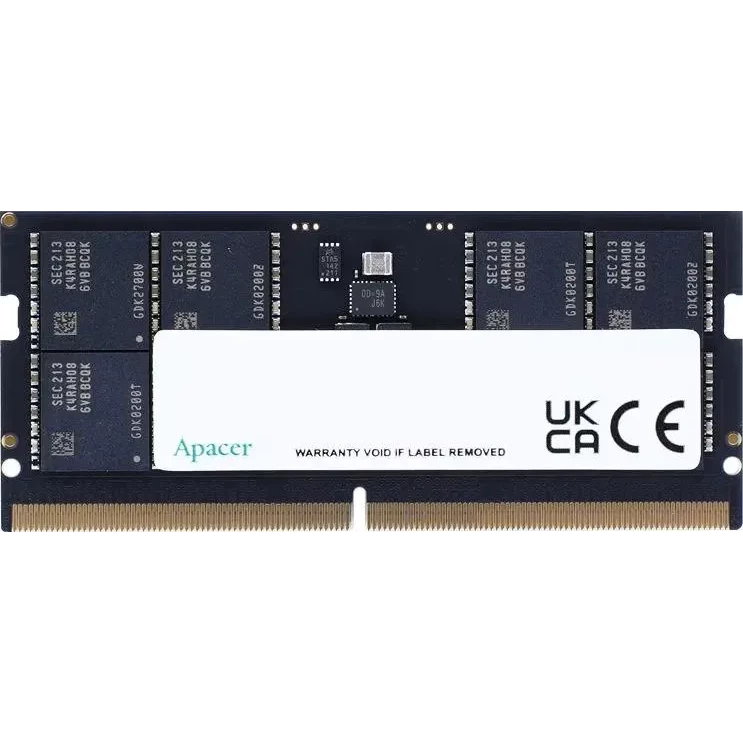 

Память DDR5 SODIMM 8Gb, 5600MHz, CL46, 1.1V, Apacer (AS08GHB56CVDBGH/FS.08G2C.RKH) Retail, AS08GHB56CVDBGH