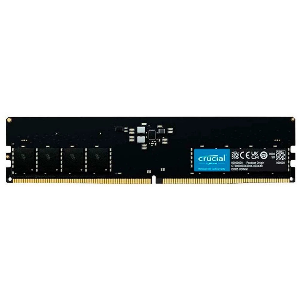 

Память DDR5 DIMM 32Gb, 5600MHz, CL46, 1.1V, Crucial (CT32G56C46U5) Retail, CT32G56C46U5