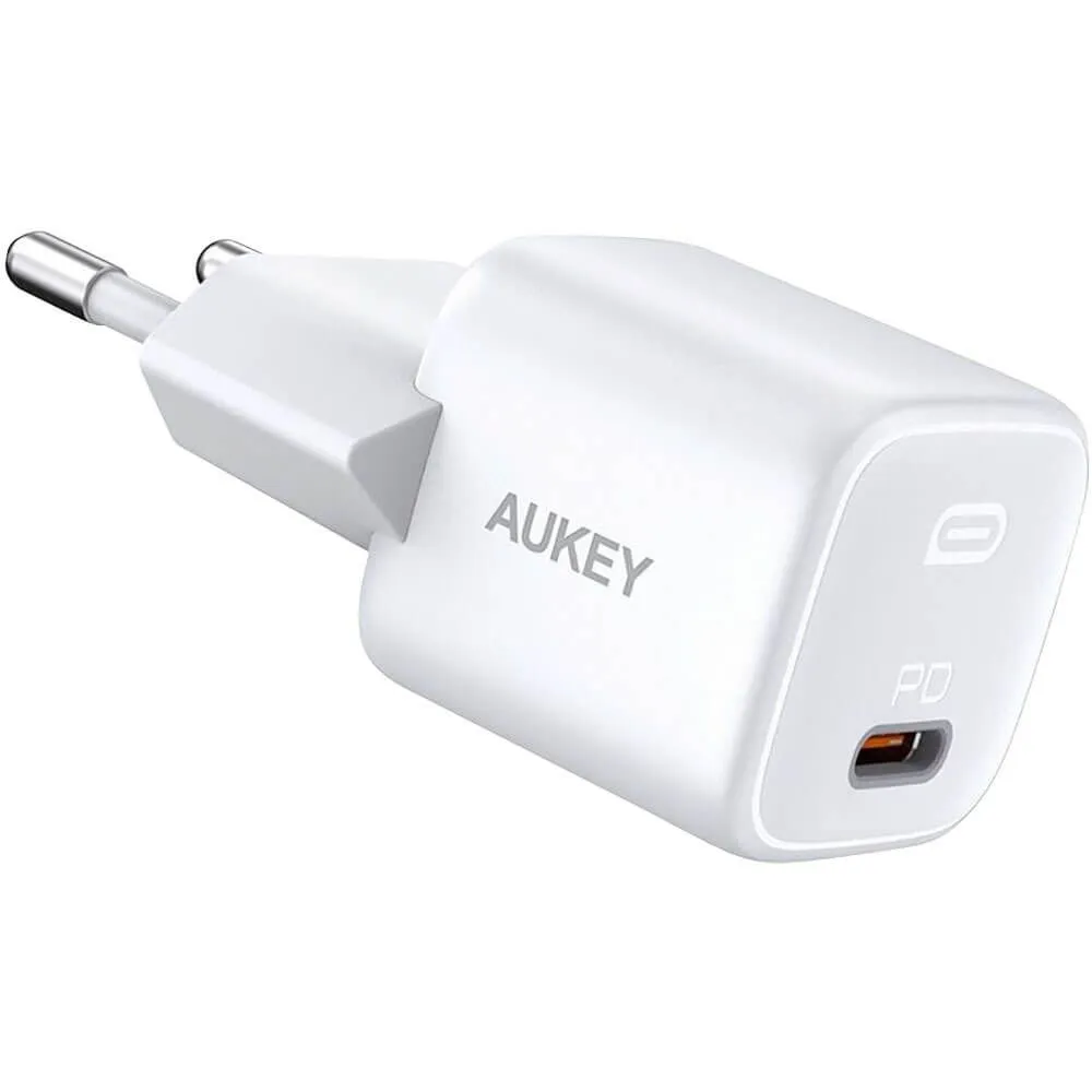 

Сетевое зарядное устройство Aukey Omnia 2 20 Вт, EU, USB type-C, Quick Charge, PD, черный (AWC-PA-B1TW), Белый, 2
