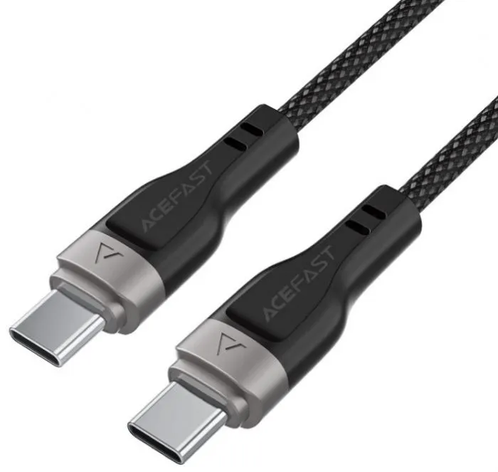 

Кабель USB Type-C(m)-USB Type-C(m), магнитный, быстрая зарядка, 3А, 60 Вт, 1.2 м, ACEFAST (AF-C11-03-BK), Черный