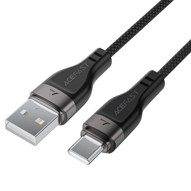 

Кабель USB(Am)-USB Type-C(m), магнитный, быстрая зарядка, 3А, 1.2 м, черный, ACEFAST (AF-C11-04-BK)
