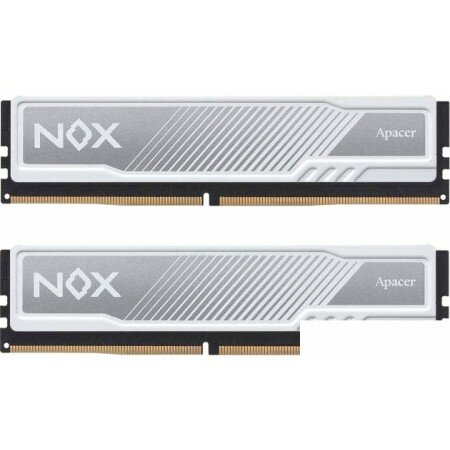 

Комплект памяти DDR4 DIMM 16Gb (2x8Gb), 3200MHz, CL16, 1.35V, Apacer NOX (AH4U16G32C28YMWAA-2), AH4U16G32C28YMWAA-2