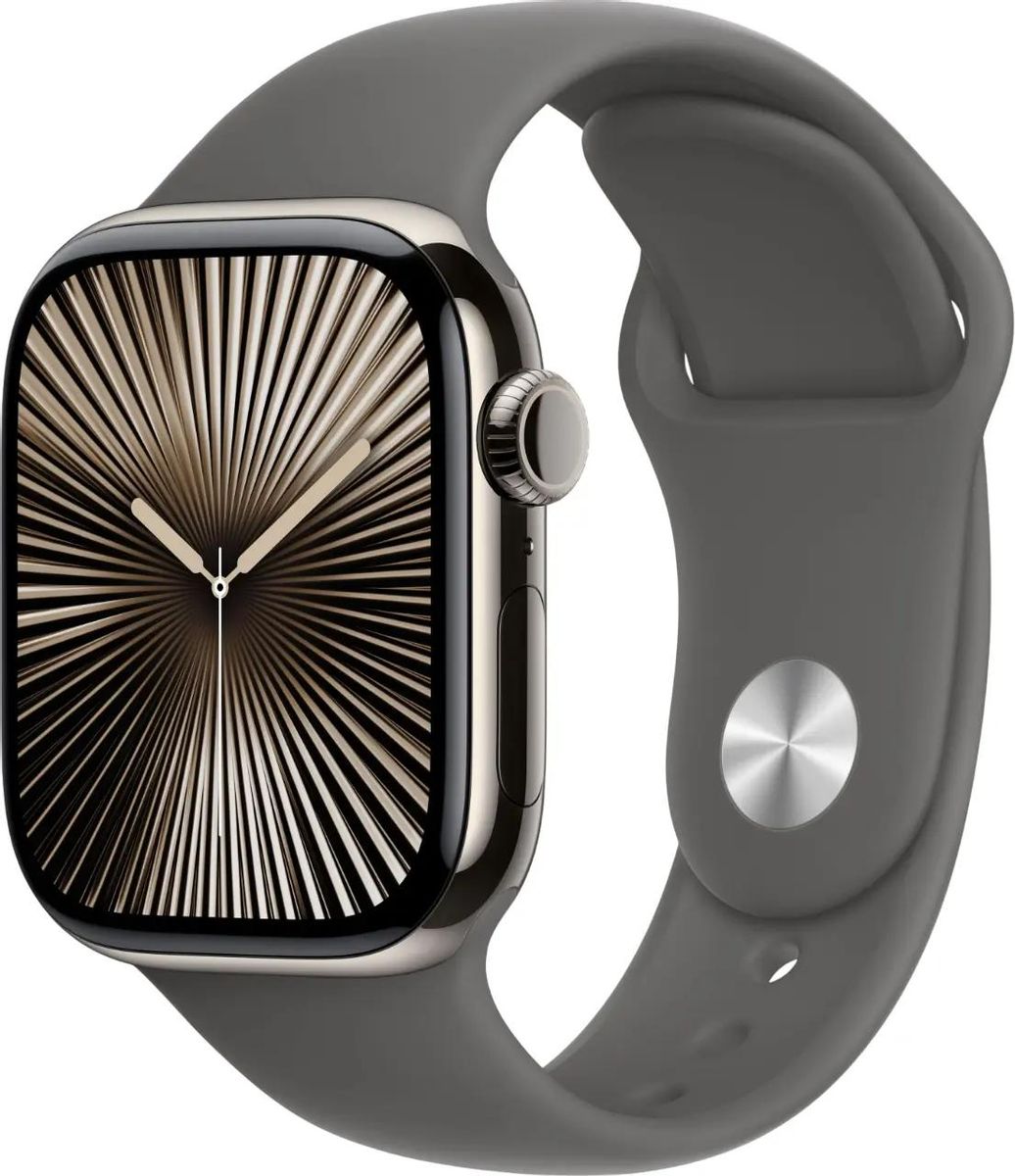 

Смарт-часы Apple Watch Series 10 A3001, 1.96" OLED, серый/титан (MWXE3ZP/A), Watch Series 10 A3001
