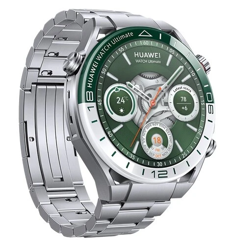 

Смарт-часы Huawei Watch Ultimate, 1.5" Amoled, титан/зеленый (55020DSG), Watch Ultimate