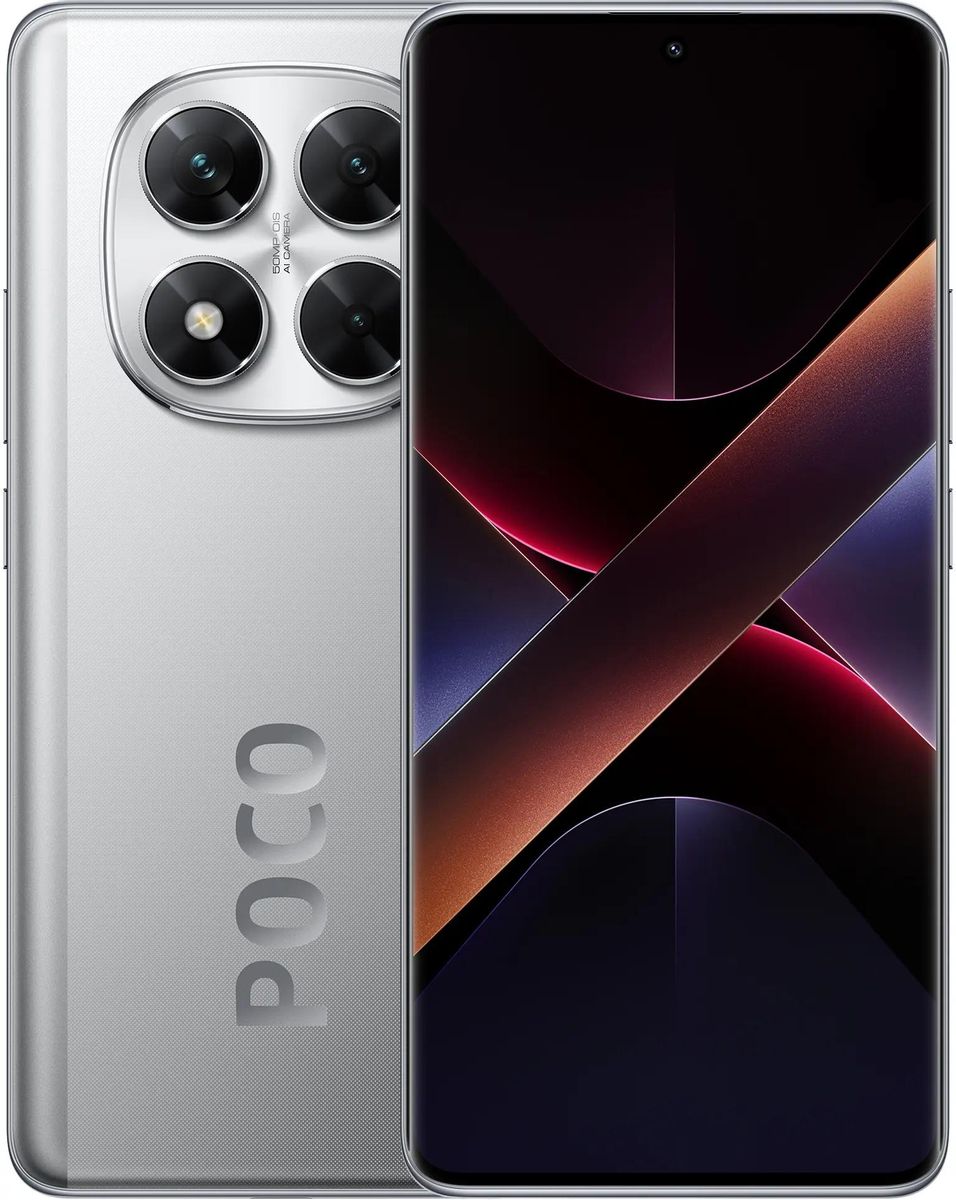 

Смартфон POCO X7 5G, 6.67" 2712x1220 AMOLED, MediaTek Dimensity 7300, 8Gb RAM, 256Gb, 3G/4G/5G, NFC, Wi-Fi, BT, 3xCam, 2-Sim, 5.11 А·ч, USB Type-C, Android 14, серебристый (MZB0IQ9RU/61039), X7 5G