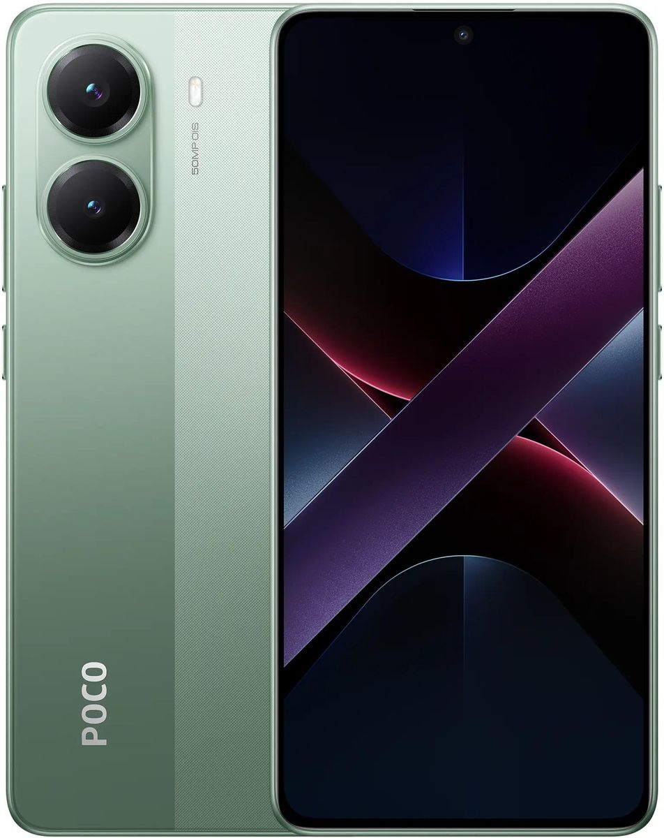 

Смартфон POCO X7 Pro, 6.67" 2712x1220 AMOLED, MediaTek Dimensity 8400-Ultra, 12Gb RAM, 256Gb, 3G/4G/5G, NFC, Wi-Fi, BT, 2xCam, 2-Sim, 6000 мА⋅ч, USB Type-C, Android 15, зеленый, X7 Pro