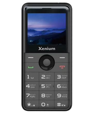 Мобильный телефон Xenium X700, 2.31" 320x240 TFT, Unisoc SC6531E, 32Mb RAM, 32Mb, BT, 1xCam, 2-Sim, 1700 мА·ч, USB Type-C, черный (CTX700BK/00) б/у, после ремонта, следы эксплуатации, комплект полный