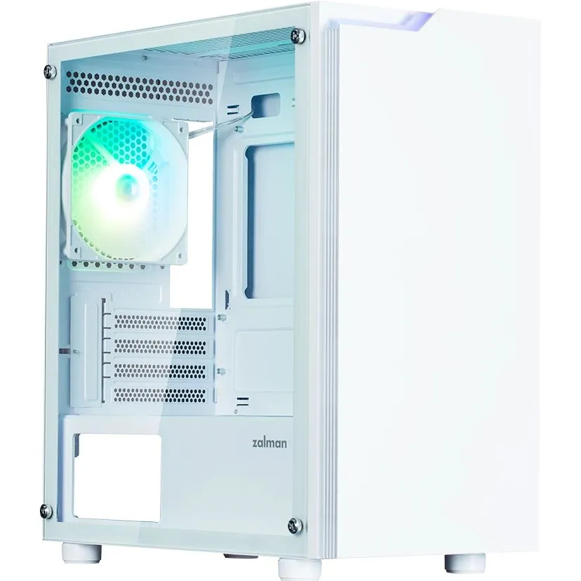 

Корпус Zalman T4 PLUS WHITE, mATX, Mini-Tower, 2xUSB 3.0, RGB подсветка, белый, без БП (T4 PLUS WHITE), T4 PLUS WHITE