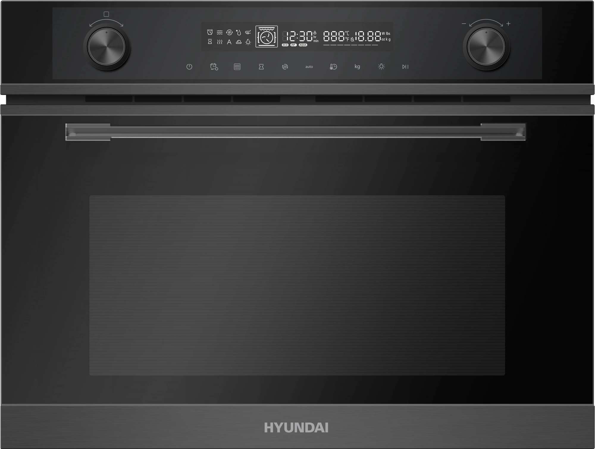 Духовой шкаф Hyundai HMEO 6540 DX, черный