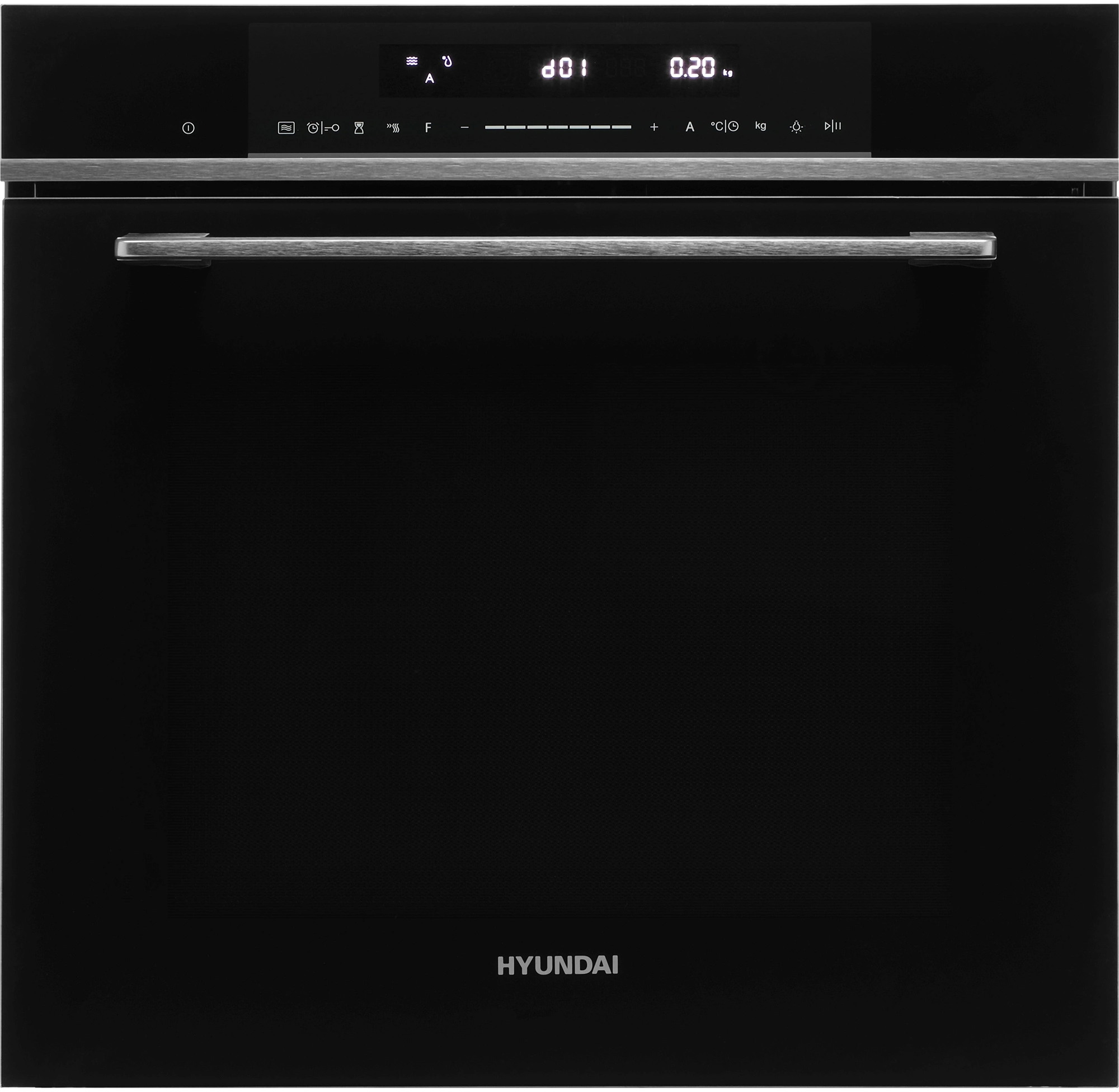 Духовой шкаф Hyundai HMEO 6780 DX, черный