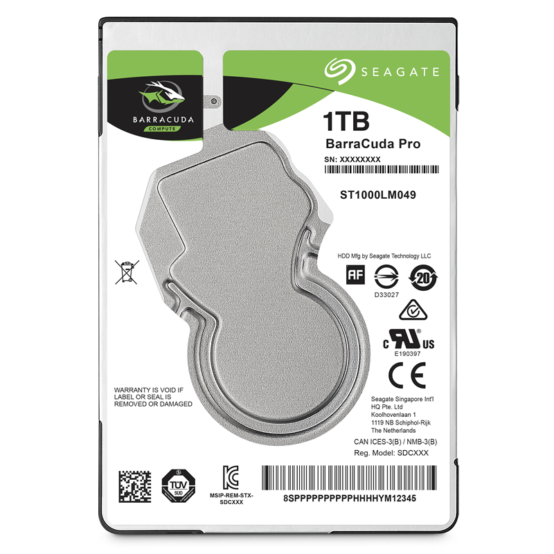 Жесткий диск (HDD) Seagate 1Tb Barracuda Pro, 2.5", 7200rpm