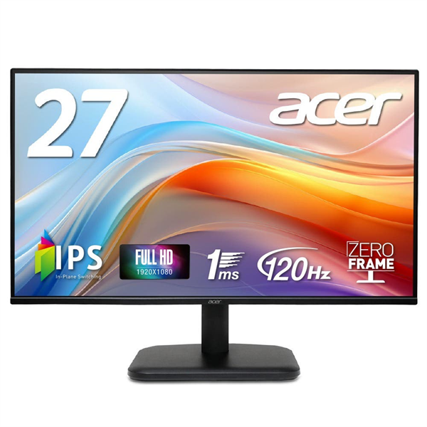 Монитор 27" Acer EK271Gbmix черный