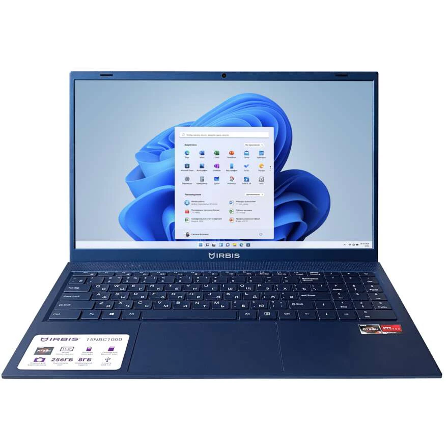 

Ноутбук IRBIS Breeze 15.6" IPS 1920x1080, Intel N100 800 МГц, 16Gb RAM, 512Gb SSD, W11Pro, синий (15NBC1015M)