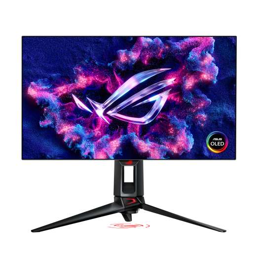 

Монитор 26" ASUS ROG SWIFT PG27AQDP OLED, 2560x1440 (16:9), 450кд/м2, 480 Гц, 0.03 мс, 178°/176°, HDMI, DisplayPort, USB-Hub, черный (90LM0A20-B01A70), PG27AQDP