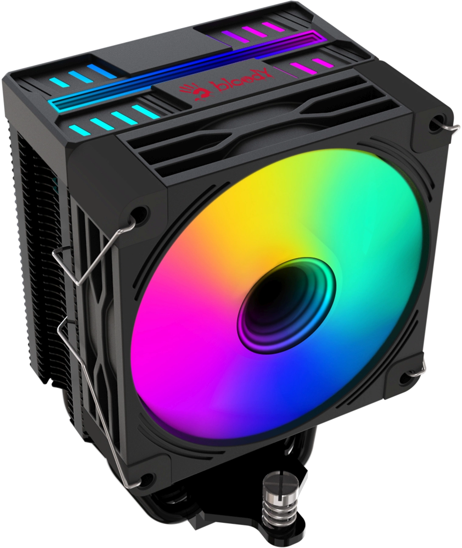

Кулер для процессора Bloody BD-AC150-ARGB1 для Socket/115x/1200/1356/1366/1700/1851/2011/2011-3/2066/AM4/AM5, 90 мм, 2400rpm, 23 дБА, 150 Вт, 4-pin PWM, Al+Cu, ARGB (BD-AC150-ARGB1-BK), BD-AC150-ARGB1