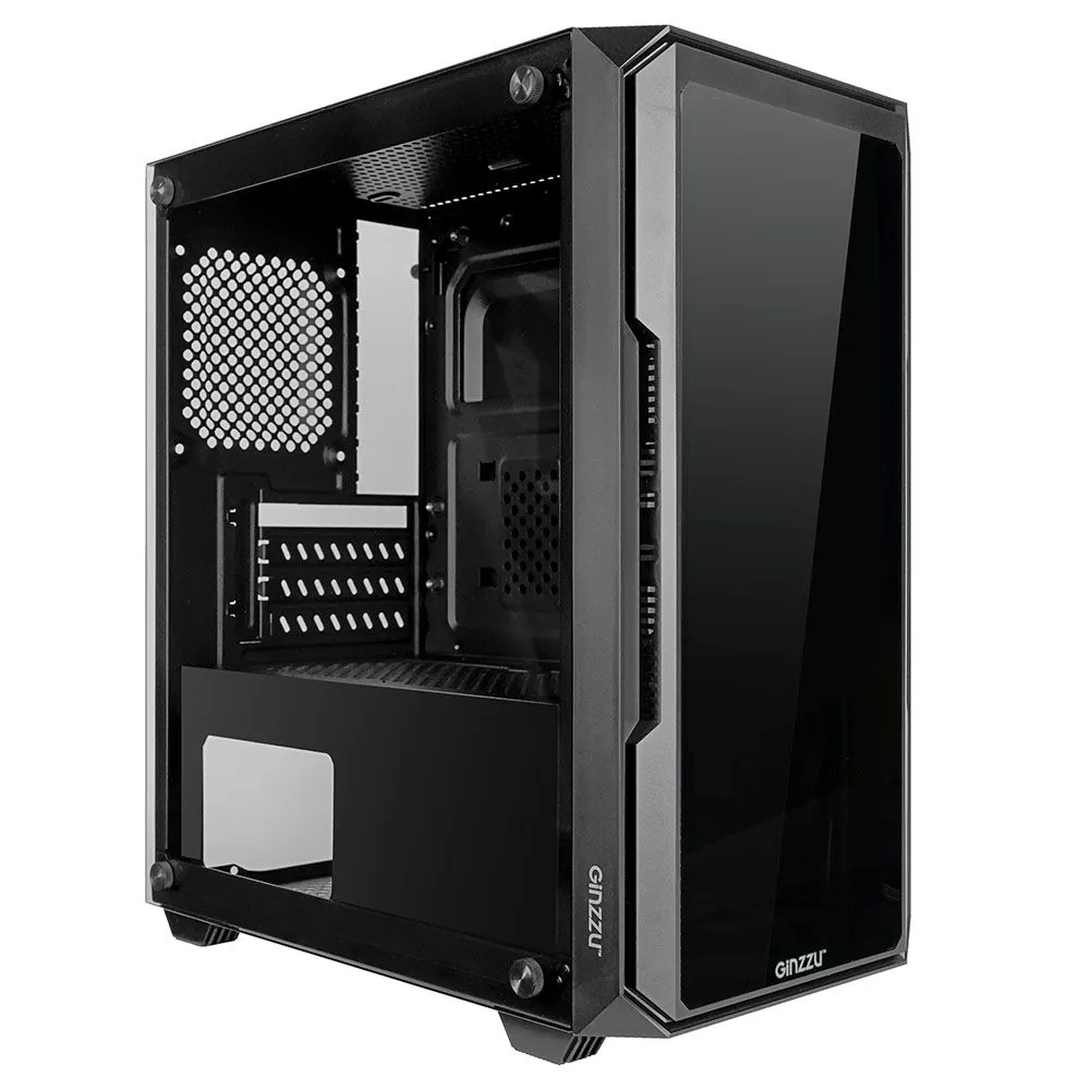 

Корпус Ginzzu CL590, mATX, Mini-Tower, USB 3.0, черный, без БП (CL590), CL590