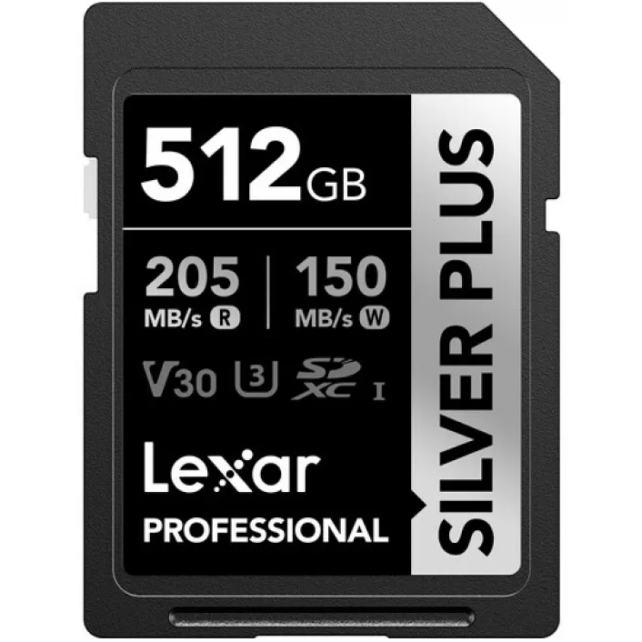 Карта памяти SDXC Lexar 256Gb Class 10 UHS-I U3 (LSDSIPL512G-BNNNG)