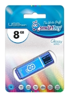 

Флешка 8Gb USB 2.0 SmartBuy Glossy Glossy, черный (SB8GBGS-K), Glossy