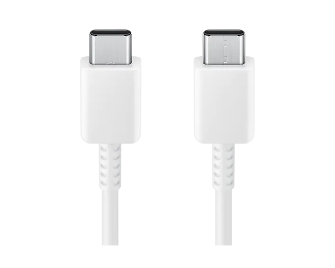 

Кабель USB Type-C(m)-USB Type-C(m), 3А, 60 Вт, 1.8 м, белый, Samsung (EP-DX310JWEGWW)
