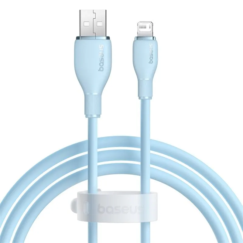 Кабель USB(Am)-Lightning 8-pin(m), 1.2 м, голубой, Baseus (P10355700311-B1)