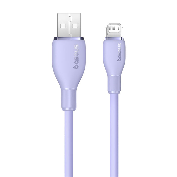 

Кабель USB(Am)-Lightning 8-pin(m), экранированный, быстрая зарядка, 2.4А, 20 Вт, 1.2 м, фиолетовый, Baseus (P10355700511-B3)