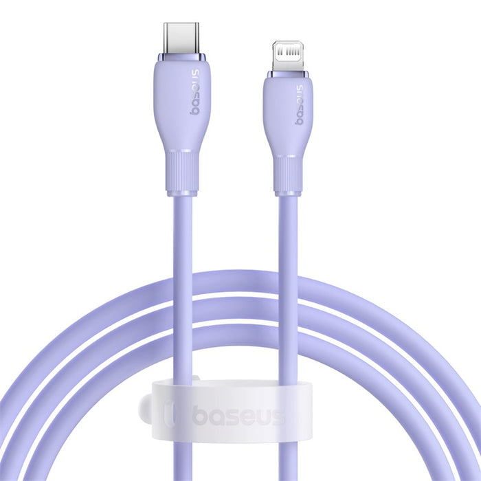 

Кабель USB Type-C(m)-Lightning 8-pin(m), экранированный, быстрая зарядка, 2.22А, 20 Вт, 1.2 м, фиолетовый, Baseus Pudding (P10355701511-B3)