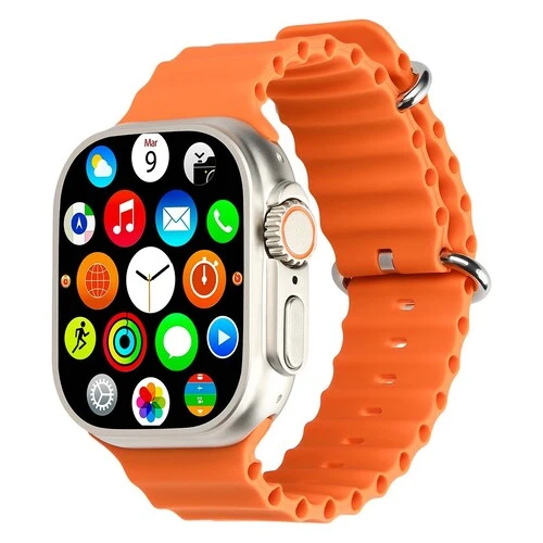 

Смарт-часы TFN T-Watch M8 Pro, 2.01" IPS, серебристый/оранжевый (TFN-SW-TWM8PRO), T-Watch M8 Pro