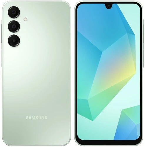 

Смартфон Samsung Galaxy A16, 6.7" 2340x1080 AMOLED, MediaTek Helio G99, 6Gb RAM, 128Gb, 3G/4G, NFC, Wi-Fi, BT, 3xCam, 2-Sim, 5000 мА⋅ч, USB Type-C, Android 14, мятный (SM-A165FLGGMEA), Galaxy A16