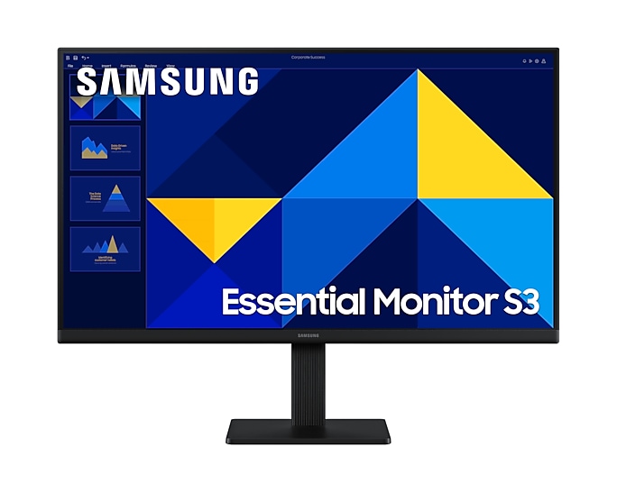 Монитор 24" Samsung Essential S3 S24D300GAI черный