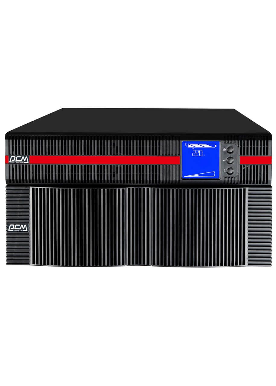 

ИБП Powercom Macan, 10000 В·А, 10 кВт, клеммная колодка, USB, черный (MRT-10K BAT PACK), Macan