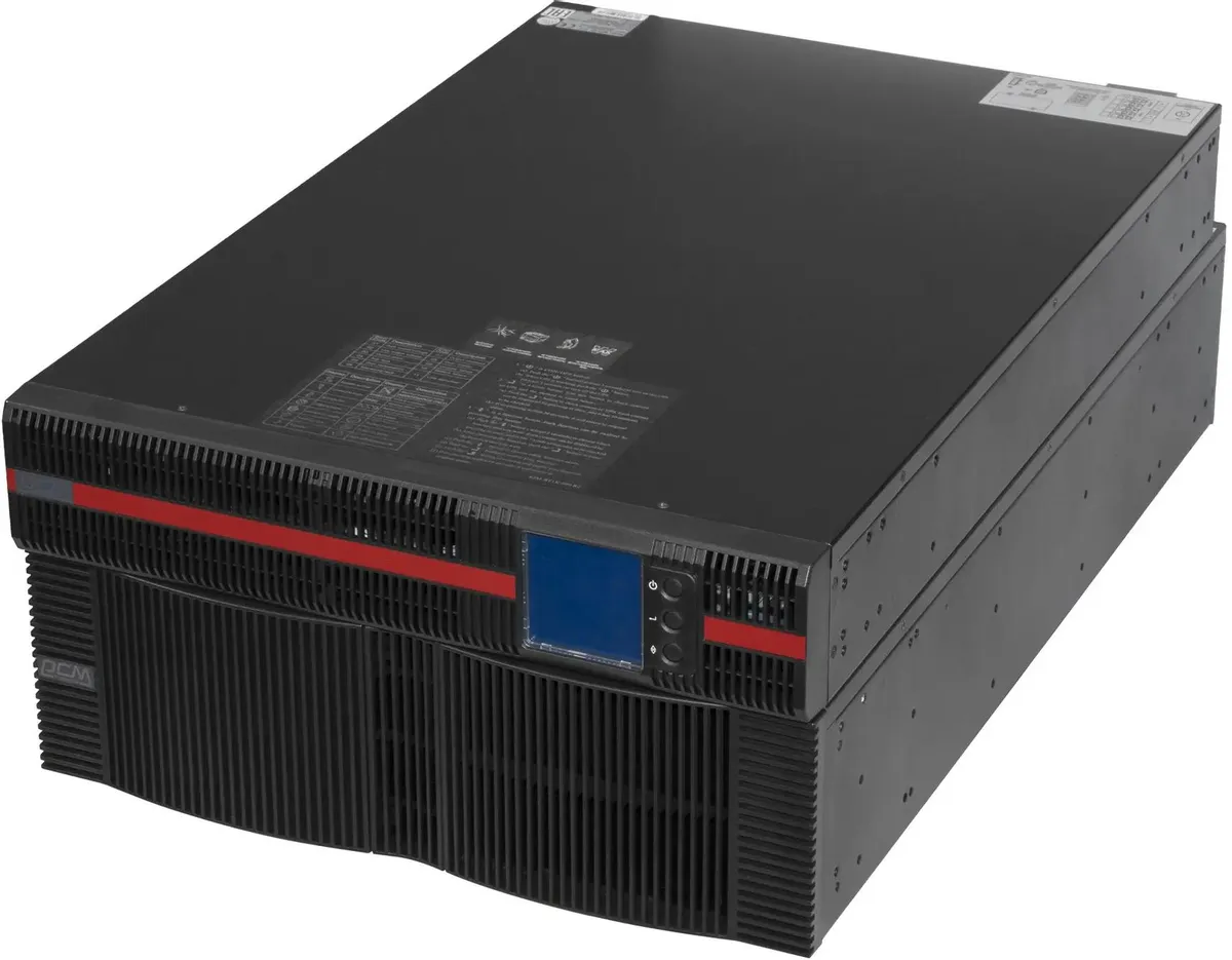 ИБП Powercom Macan MRT-6000, 6000 В·А, 6 кВт, черный (MRT-6K BAT PACK)