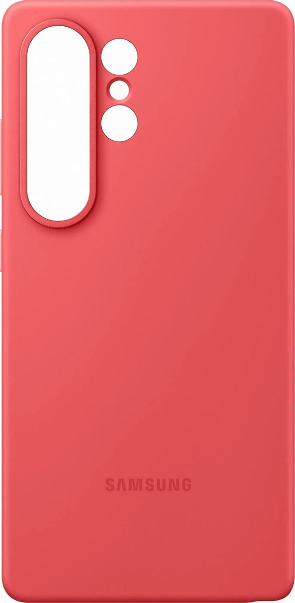 

Чехол-накладка Samsung Silicone Case для смартфона Samsung Galaxy S25 Ultra, силикон/микрофибра, красный (EF-PS938CREGRU)