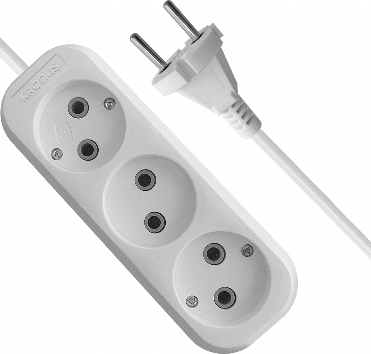 

Удлинитель KRONUS, 3-розетки, 5 м, белый (KRS-04-0004)