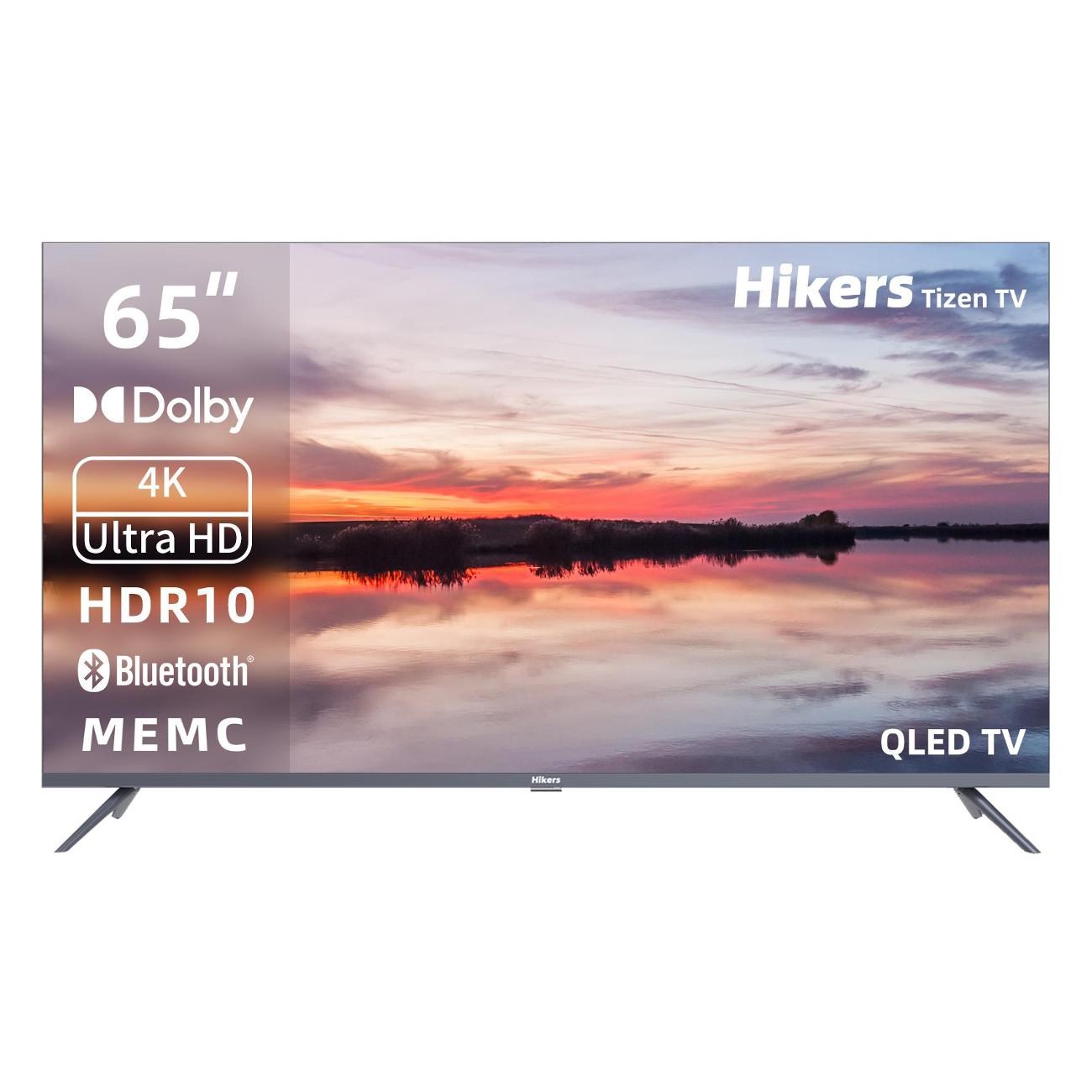 

Телевизор 65" Hikers 65HTQ01, 3840x2160, DVB-T /T2 /C, HDMIx3, USBx2, WiFi, Smart TV, черный/серебристый (65HTQ01), 65HTQ01