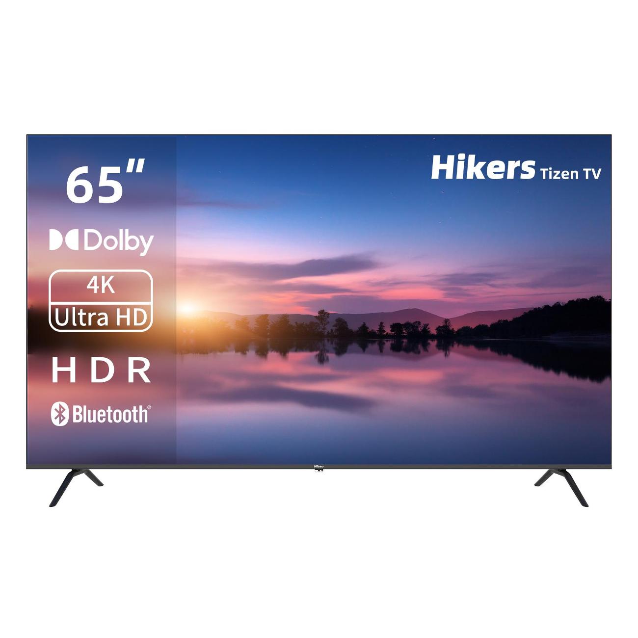 

Телевизор 65" Hikers 65HTU01, 3840x2160, DVB-T /T2 /C, HDMIx3, USBx2, WiFi, Smart TV, черный (65HTU01), 65HTU01