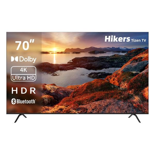

Телевизор 70" Hikers 70HTU01, 3840x2160, DVB-T /T2 /C, HDMIx3, USBx2, WiFi, Smart TV, черный (70HTU01), 70HTU01
