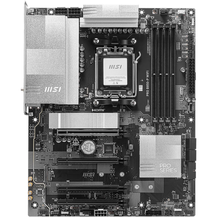Материнская плата MSI PRO B850-P WIFI, AM5, AMD B850, ATX