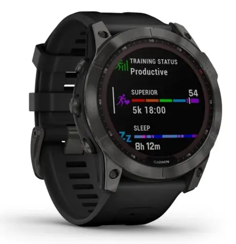 

Смарт-часы Garmin Fenix 7x Sapphire Solar, 1.4" Transflective LCD, черный (010-02541-10), Fenix 7x Sapphire Solar