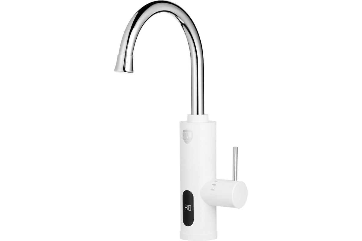 

Водонагреватель Royal Thermo НС-1588900 QuickTap, электрический, проточный, 1.5л/мин, 3.3 кВт (QuickTap (White)), Белый, НС-1588900