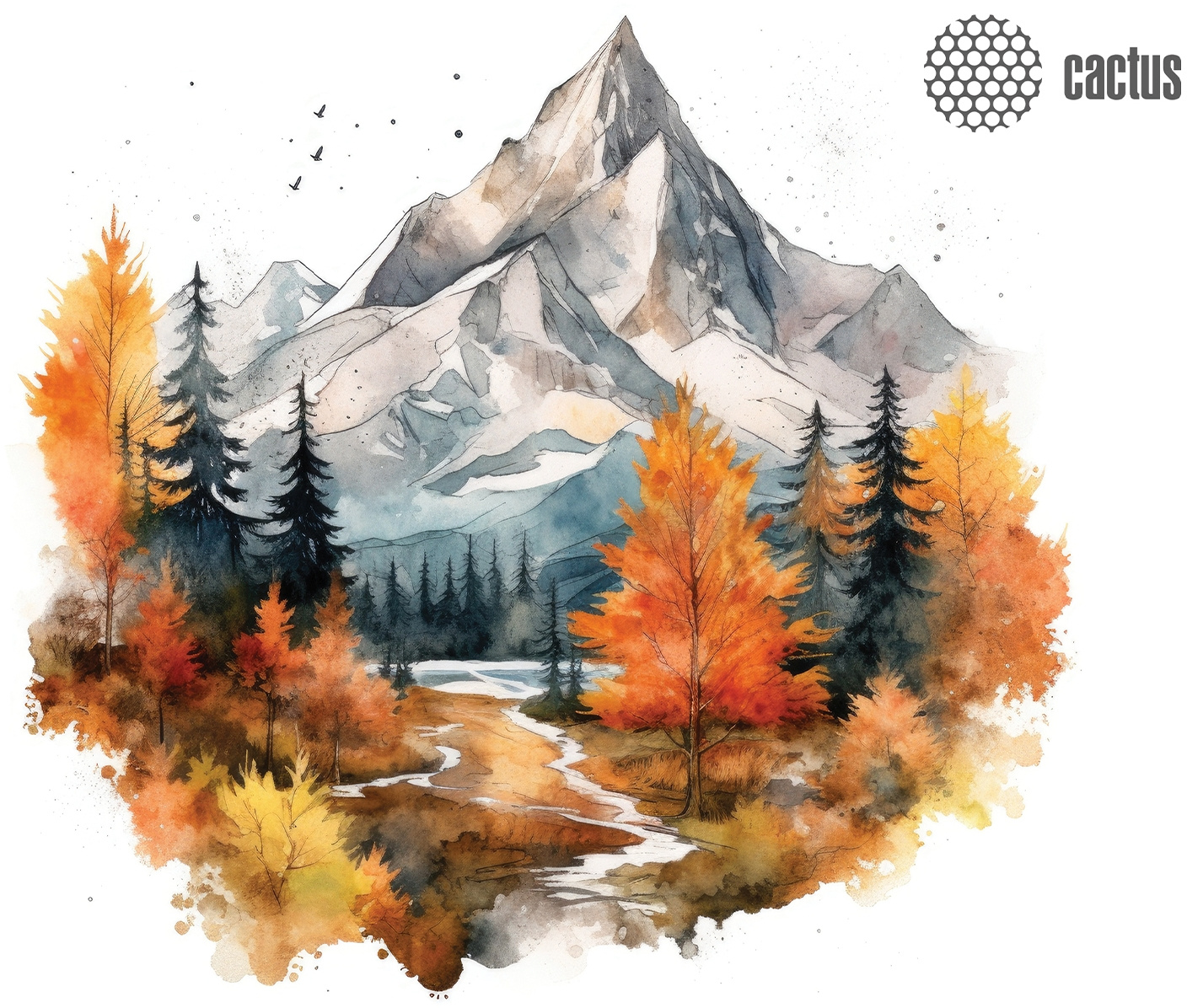 

Коврик для мыши Cactus Autumn mountains, игровой, 220x180x2мм, принт (CS-MP-P10XS), Autumn mountains