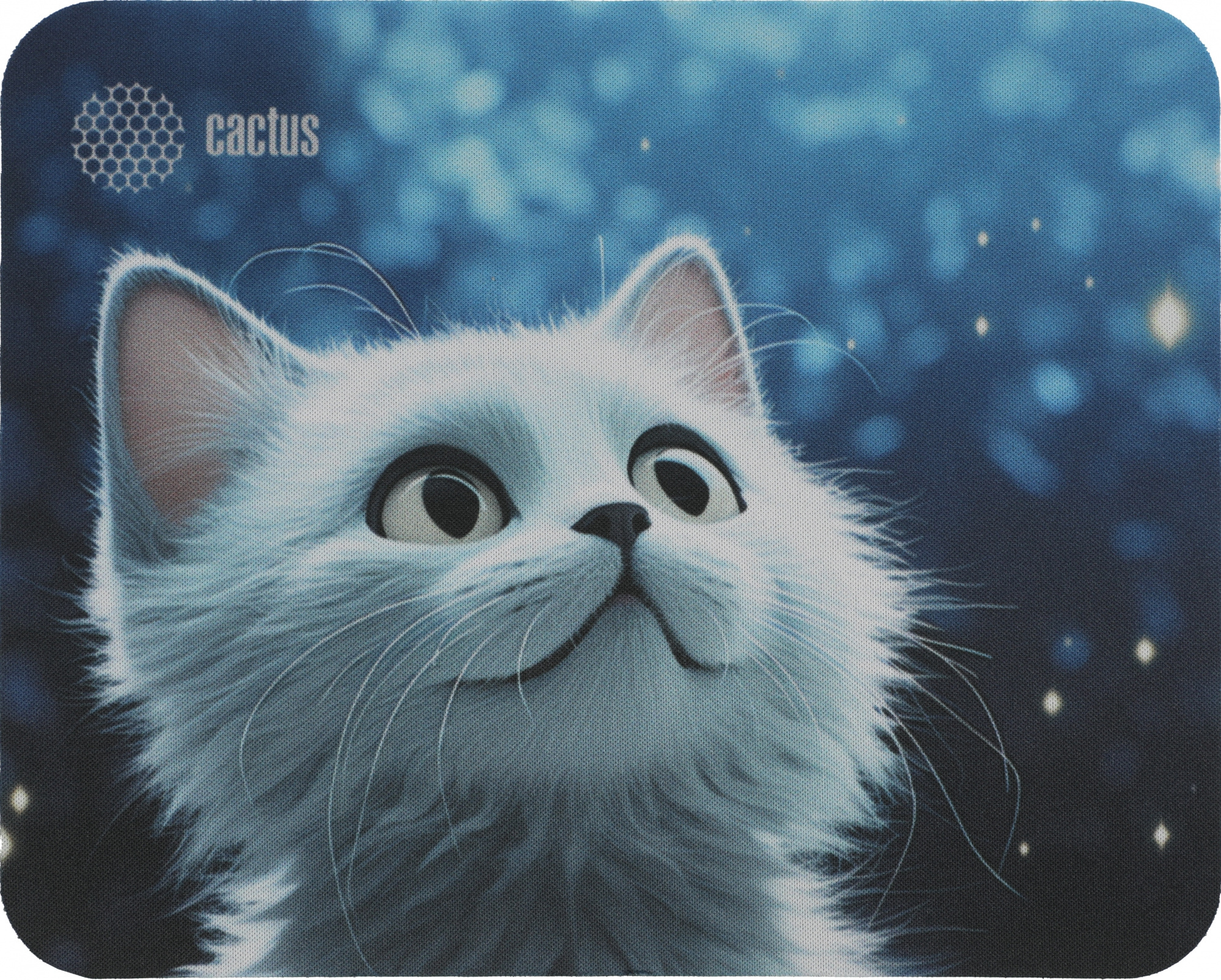 

Коврик для мыши Cactus White Cat, игровой, 220x180x2мм, принт (CS-MPC-P06XS), White Cat