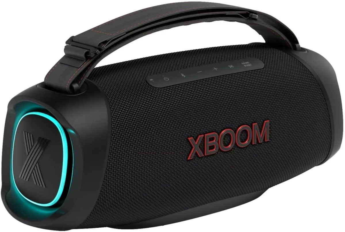 

Портативная акустика LG Xboom XG8T, 120 Вт, USB, Bluetooth, подсветка, черный (XG8T), Xboom XG8T