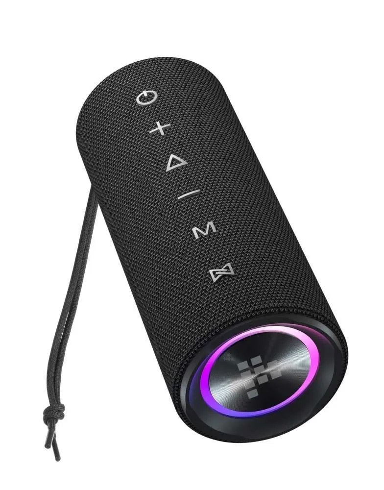 

Портативная акустика Tronsmart Mirtune C2, 24 Вт, AUX, microSD, Bluetooth, подсветка, черный (1091846), Mirtune C2