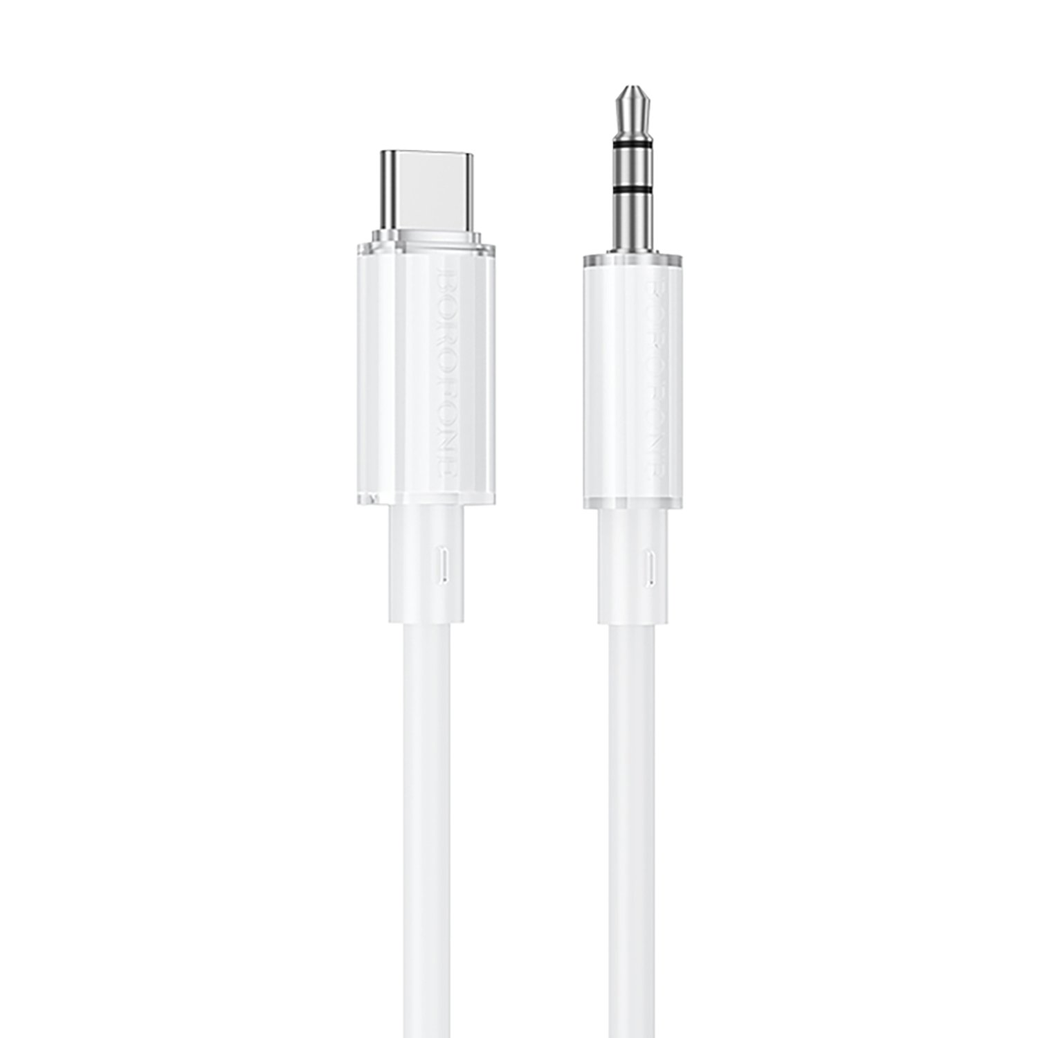 

Кабель Jack 3.5mm(M)-USB Type-C(m), 1 м, белый Borofone BL21