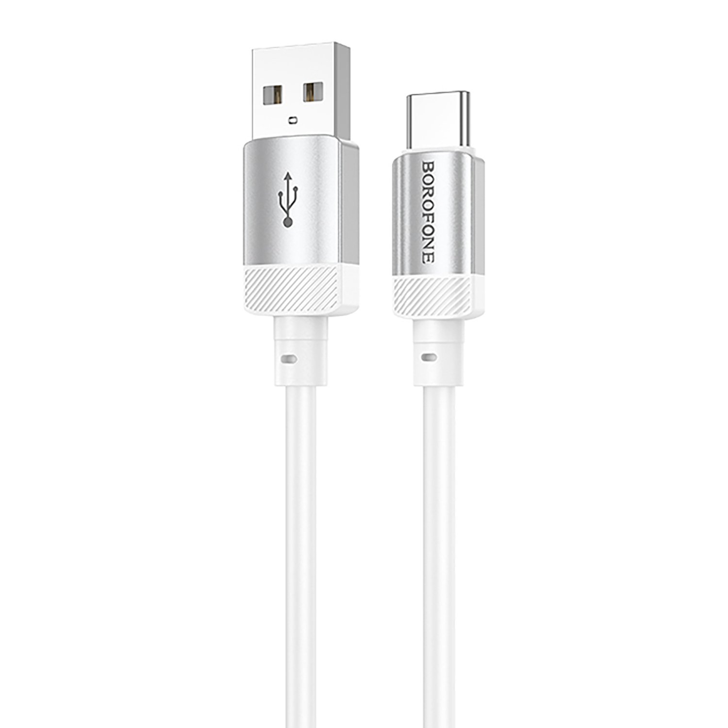 

Кабель USB(Am)-USB Type-C(m), 3А, 18 Вт, 1 м, белый, Borofone BX108, BX108