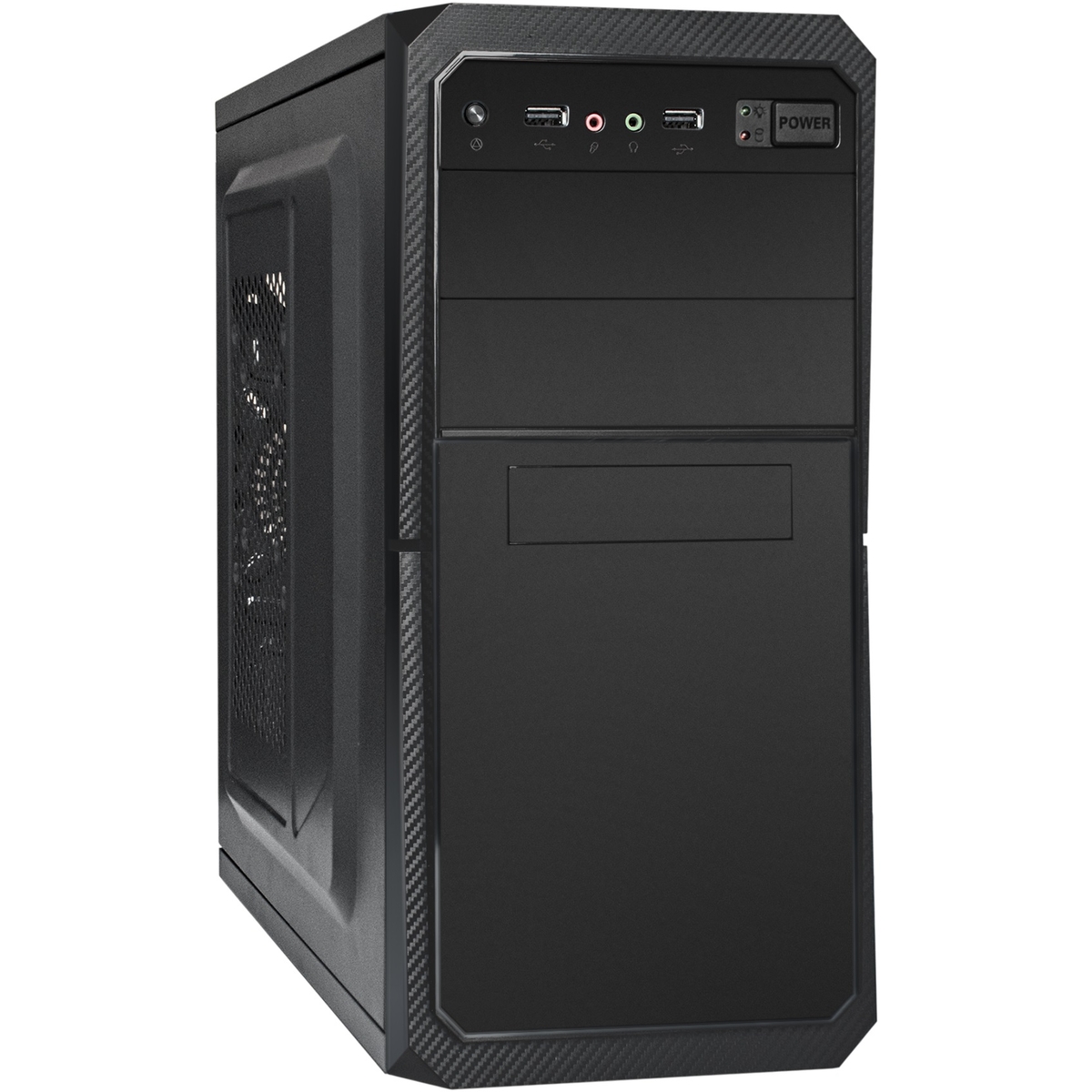 

Корпус ExeGate BA-202, mATX, Mini-Tower, черный/серый, 350 Вт (EX284026RUS), BA-202