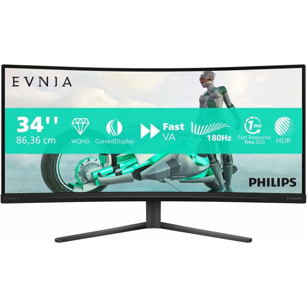 Монитор 34" Philips Evnia 3000 34M2C3500L/00 черный