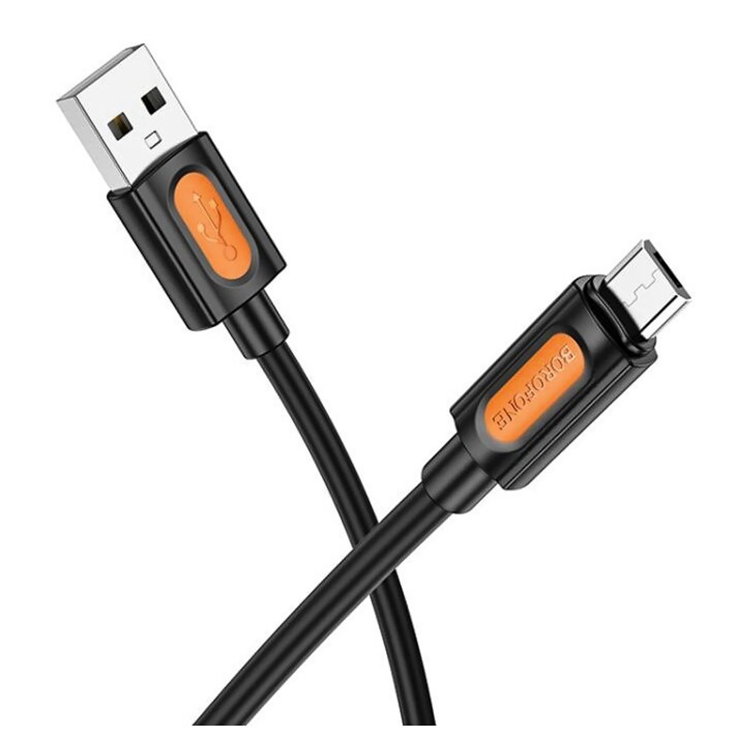 

Кабель USB-Micro USB, 2.4А, 12 Вт, 1 м, черный, Borofone BX114, BX114