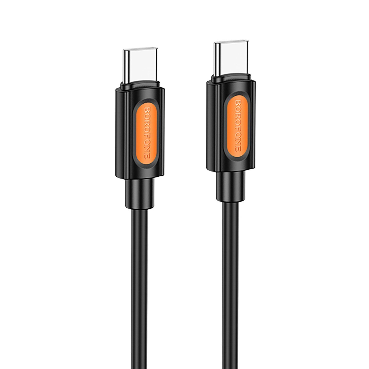

Кабель USB Type-C-USB Type-C, 3А, 60 Вт, 1 м, черный, Borofone BX114, BX114