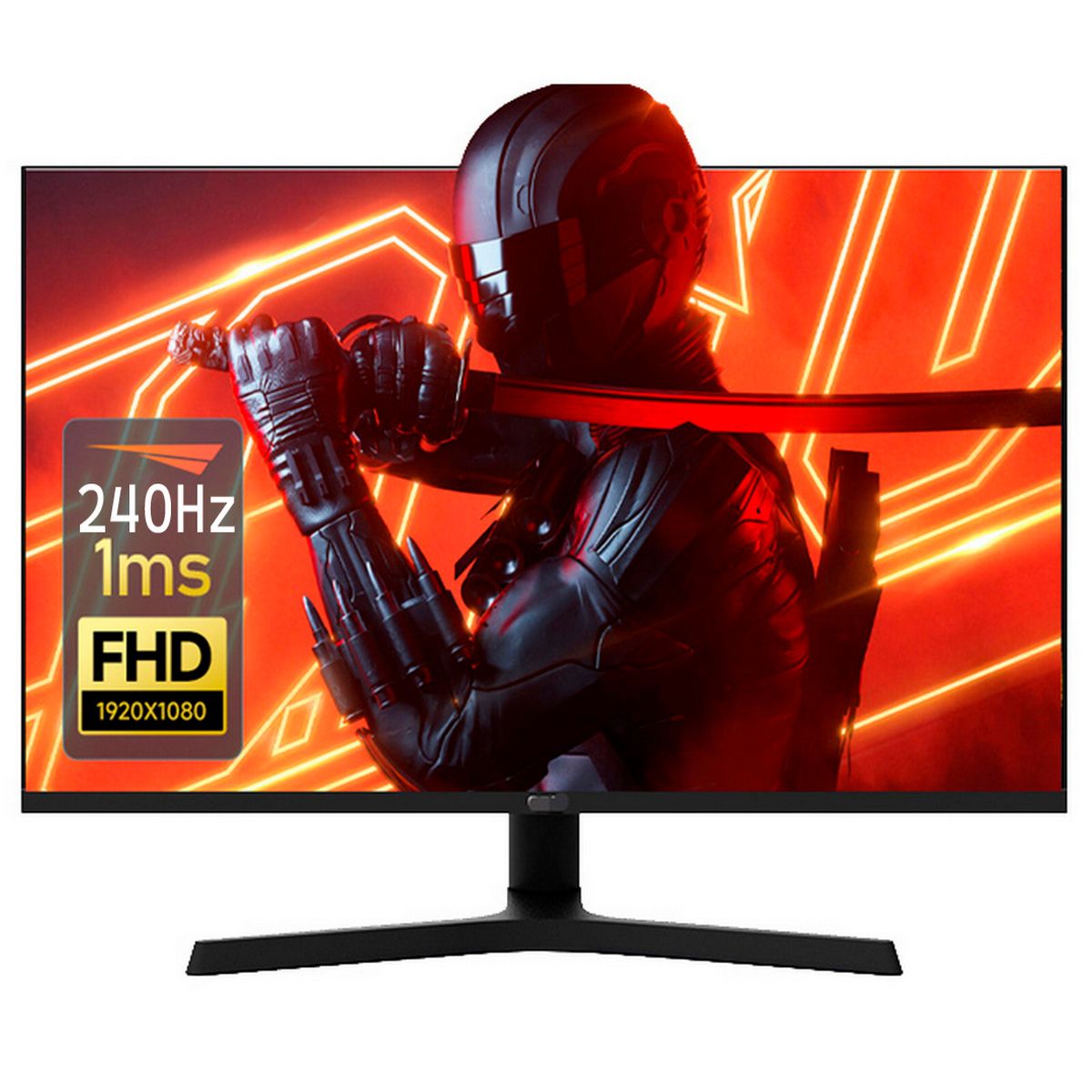 

Монитор 27" Aiwa MD2707-1 IPS, 1920x1080 (16:9), 350кд/м2, 240 Гц, 1 мс, 178°/178°, HDMI, DisplayPort, черный (MD2707-1), MD2707-1